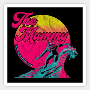 The Mummy Synthwave 80s Magnet